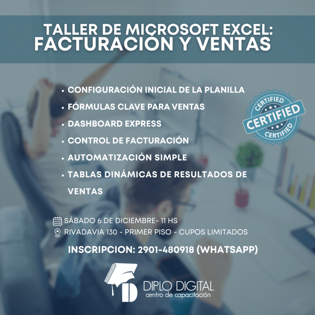 Taller de Excel – Facturación y ventas